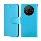 For Sharp Aquos R8 Pro SH-51D Crystal Texture Leather Phone Case(Sky Blue) - 1