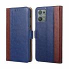 For Blackview Oscal C30 Ostrich Texture Horizontal Flip Leather Phone Case(Blue) - 1