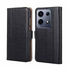 For Infinix Note 30 VIP 5G Ostrich Texture Horizontal Flip Leather Phone Case(Black) - 1