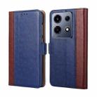 For Infinix Note 30 VIP 5G Ostrich Texture Horizontal Flip Leather Phone Case(Blue) - 1
