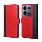 For Infinix Note 30 VIP 5G Ostrich Texture Horizontal Flip Leather Phone Case(Red) - 1