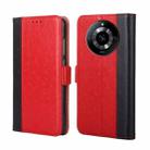 For Realme 11 5G Ostrich Texture Horizontal Flip Leather Phone Case(Red) - 1