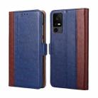 For TCL 40 XE 5G / 40X 5G T601D Ostrich Texture Horizontal Flip Leather Phone Case(Blue) - 1