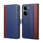 For Tecno Camon 20 Pro 4G Ostrich Texture Horizontal Flip Leather Phone Case(Blue) - 1