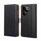 For Tecno Camon 20 Premier 5G Ostrich Texture Horizontal Flip Leather Phone Case(Black) - 1