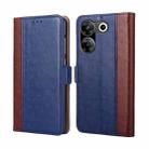 For Tecno Camon 20 Pro 5G Ostrich Texture Horizontal Flip Leather Phone Case(Blue) - 1