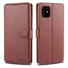 For Samsung Galaxy A81 / Note 10 Lite AZNS Calf Texture Horizontal Flip Leather Case, with Holder & Card Slots & Wallet & Photo Frame(Brown) - 1