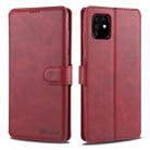 For Samsung Galaxy A81 / Note 10 Lite AZNS Calf Texture Horizontal Flip Leather Case, with Holder & Card Slots & Wallet & Photo Frame(Red) - 1