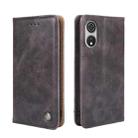 For CUBOT P60 Non-Magnetic Retro Texture Leather Phone Case(Grey) - 1