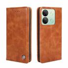 For Infinix Smart 7 HD Non-Magnetic Retro Texture Leather Phone Case(Brown) - 1