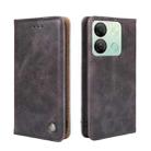 For Infinix Smart 7 HD Non-Magnetic Retro Texture Leather Phone Case(Grey) - 1