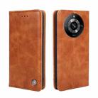 For Realme 11 Pro / 11 Pro+ 5G Non-Magnetic Retro Texture Leather Phone Case(Brown) - 1