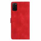For Samsung Galaxy S20+ Flower Butterfly Embossing Pattern Leather Phone Case(Red) - 3