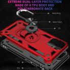 For iPhone 12 / 12 Pro Shockproof TPU + PC Protective Case with 360 Degree Rotating Holder(Gold) - 3