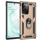 For Samsung Galaxy Note 20 5G Shockproof TPU + PC Protective Case with 360 Degree Rotating Holder(Gold) - 1