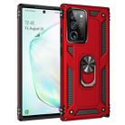 For Samsung Galaxy Note 20+ 5G Shockproof TPU + PC Protective Case with 360 Degree Rotating Holder(Red) - 1
