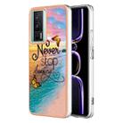 For Xiaomi Poco F5 Pro 5G/Redmi K60 Electroplating IMD TPU Phone Case(Dream Butterfly) - 1