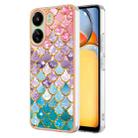 For Xiaomi Redmi 13C 4G Electroplating IMD TPU Phone Case(Colorful Scales) - 1