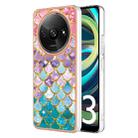 For Xiaomi Redmi A3 Electroplating IMD TPU Phone Case(Colorful Scales) - 1