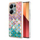 For Xiaomi Poco M6 Pro 4G Electroplating IMD TPU Phone Case(Colorful Scales) - 1