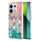 For Xiaomi Redmi Note 13 Pro 5G Global Electroplating IMD TPU Phone Case(Colorful Scales) - 1
