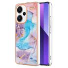 For Xiaomi Redmi Note 13 Pro+ 5G Electroplating IMD TPU Phone Case(Blue Marble) - 1