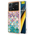 For Xiaomi Redmi K70E Electroplating IMD TPU Phone Case(Colorful Scales) - 1