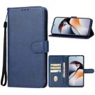 For OnePlus 12R Leather Phone Case(Blue) - 1