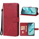 For OnePlus Nord N30 SE Leather Phone Case(Red) - 1