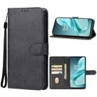 For OnePlus Nord N30 SE Leather Phone Case(Black) - 1