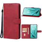 For OnePlus Ace 3V Leather Phone Case(Red) - 1