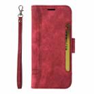 For iPhone 16 Pro Max BETOPNICE Dual-side Buckle Leather Phone Case(Red) - 2