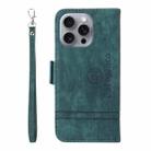 For iPhone 16 Pro Max BETOPNICE Dual-side Buckle Leather Phone Case(Green) - 3