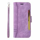 For iPhone 16 Pro Max BETOPNICE Dual-side Buckle Leather Phone Case(Purple) - 2