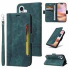 For iPhone 16 Plus BETOPNICE Dual-side Buckle Leather Phone Case(Green) - 1