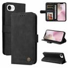 For iPhone SE 20224 Skin Feel Life Tree Leather Phone Case(Black) - 1
