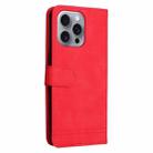 For iPhone 16 Pro Max Skin Feel Life Tree Leather Phone Case(Red) - 3