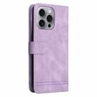 For iPhone 16 Pro Max Skin Feel Life Tree Leather Phone Case(Purple) - 3