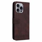 For iPhone 16 Pro Max Skin Feel Life Tree Leather Phone Case(Brown) - 3