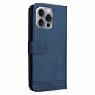 For iPhone 16 Pro Max Skin Feel Life Tree Leather Phone Case(Blue) - 3