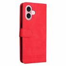 For iPhone 16 Skin Feel Life Tree Leather Phone Case(Red) - 3
