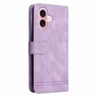 For iPhone 16 Skin Feel Life Tree Leather Phone Case(Purple) - 3