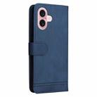 For iPhone 16 Skin Feel Life Tree Leather Phone Case(Blue) - 3