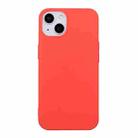 For iPhone 15 Plus Shockproof Frosted TPU Phone Case(Red) - 1
