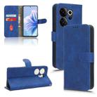 For TECNO Camon 20 Premier Skin Feel Magnetic Flip Leather Phone Case(Blue) - 1