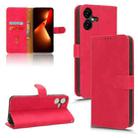 For TECNO Pova Neo 3 Skin Feel Magnetic Flip Leather Phone Case(Rose Red) - 1