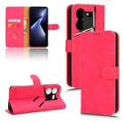 For TECNO Pova 5 Pro Skin Feel Magnetic Flip Leather Phone Case(Rose Red) - 1