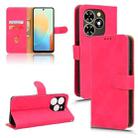 For TECNO Pop 8 Skin Feel Magnetic Flip Leather Phone Case(Rose Red) - 1
