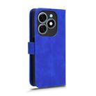 For Tecno Spark 20 Skin Feel Magnetic Flip Leather Phone Case(Blue) - 3