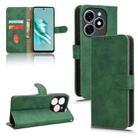 For Tecno Spark 20 Skin Feel Magnetic Flip Leather Phone Case(Green) - 1